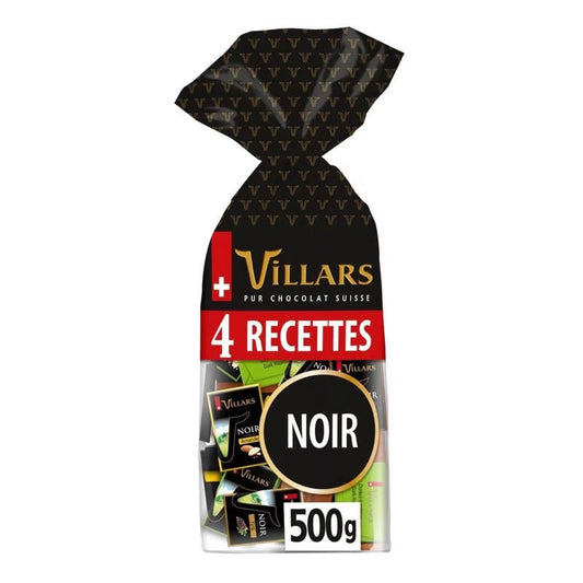 Villars napolitains assortiment chocolats noir sachet 500g