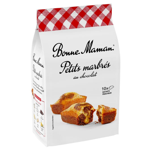 Bonne Maman gâteaux petits marbrés au chocolat 300g